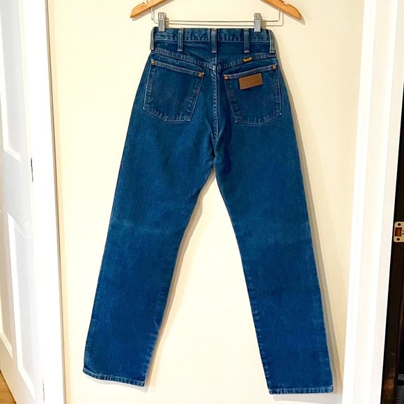 Wrangler Women's Straight Leg Jeans - Blue - Picture 2 of 7